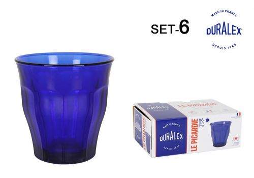 Conjunto 6 Copos 25cl Saphir Picardie — referência S16-1027FBC