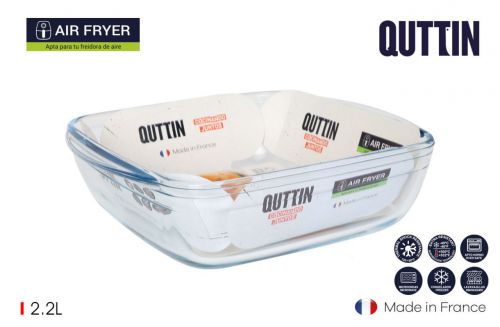 Tigela Quadrada De Vidro Honda Para Servir 25x22c — referência QT-8890312H