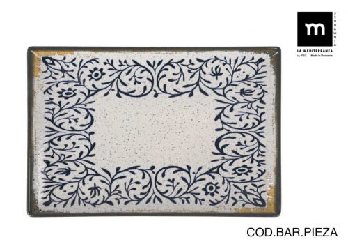 Travessa Retangular 30x20cm Nira Elite Gloss — vista 1