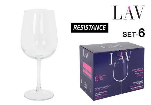 Conjunto De 6 Taças De Vinho 58cl Ilha — referência 458ISL658F