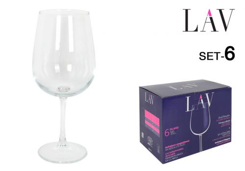 Conjunto De 6 Taças De Vinho 65cl Ilha — referência 458ISL665F