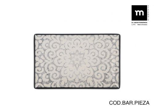 Bandeja Retangular 20x13cm Azulmarinho — vista 1