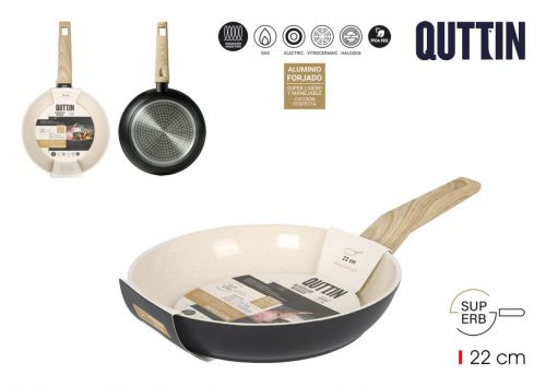 Frigideira 22cm Inducao Em Alumínio Forjado Quttin — referência BQ06027079539