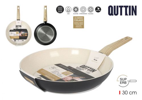 Frigideira 30cm Inducao Em Alumínio Forjado Quttin