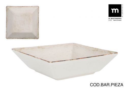 Tigela Fosca Menulis De 18x18cm — referência MNB25000