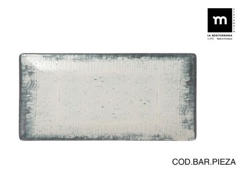Prato Retangular 30x15 Cm Kumo Fosco