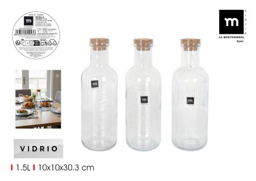 Garrafa Vidro La Mediterranea — referência BY03030479943