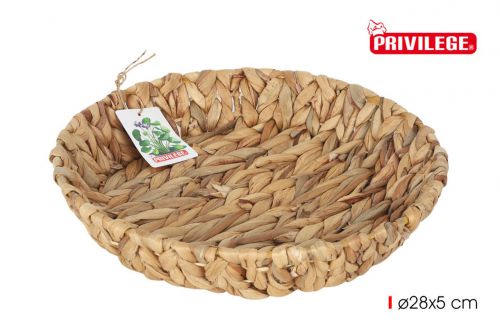 Bandeja Jacinto De Agua Redonda 28x5cm C/Metal — referência 36506YF0371L