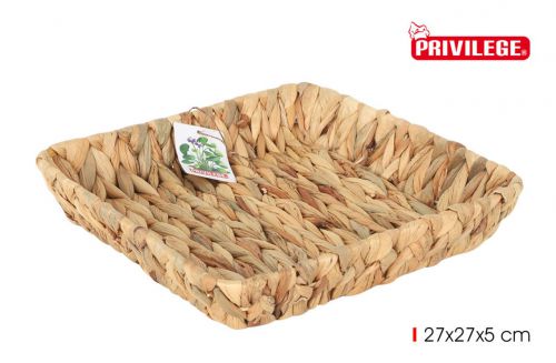 Bandeja Jacinto De Agua Quadrada 27x27x5cm C/Met — vista 1