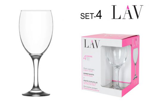 Set 4 Copas Vinho Tinto 590 Cc Empire — referência WP458EMP573