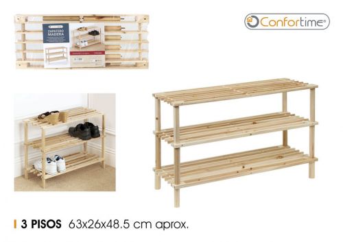 Sapateiro Madeira Confortime — referência BY05010279021