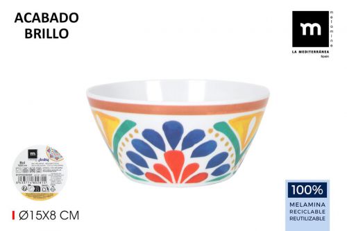 Bacia Melamine La Mediterranea — referência BY07032380281