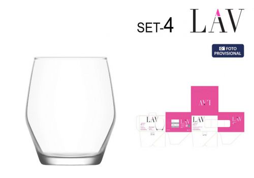 Set 4 Copos 370 Cc Ella