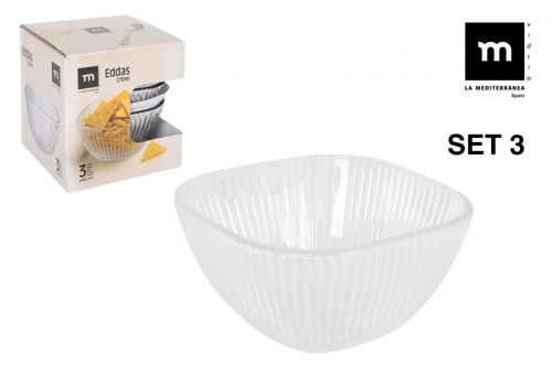 Conjunto De 3 Garrafas Boles 270ml Eddas Md — referência 1123W1440B