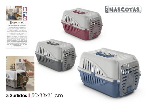 Transportim Animais Panzer 50x33x31cm Mct Mascotas — referência BY07060280304