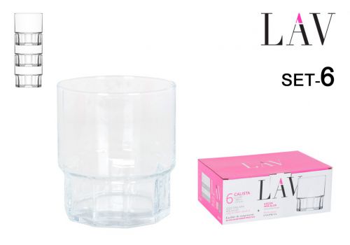 Conjunto De 6 Copos Empilh-Veis ??de 400 Ml Calis