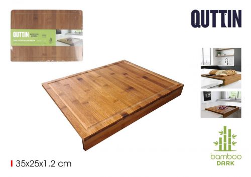 Placa De Corte Bambu Quttin — vista 1