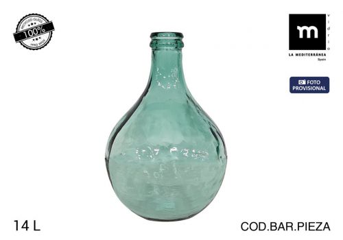 Pote De Vidro De 14 Litros Fiore — referência 851G225614