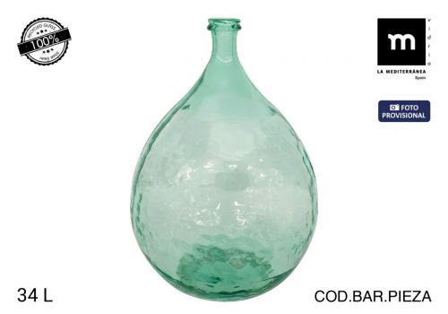 Pote De Vidro De 34 Litros Fiore — referência 851G225634