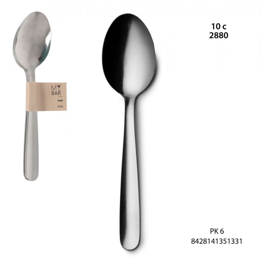 48 Mb Conjunto De 6 Colheres De Sopa Crua 18/ — referência B1507S1100301