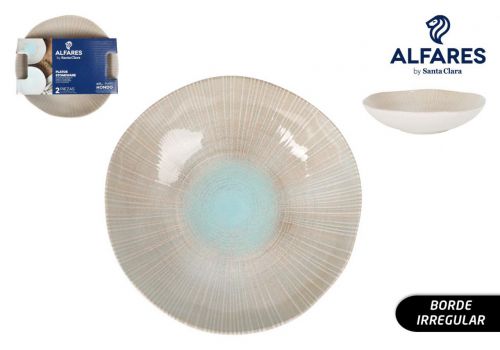 6020149plato Hondo Aura 21cm Pack 2 Uds
