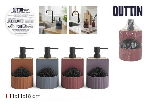 Suporte De Esponja Com Dispensador Quttin — vista 1