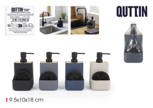 Suporte De Esponja Com Dispensador Quttin — referência BQ01017280207