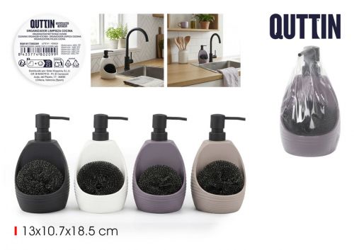 Suporte De Esponja Com Dispensador Quttin — vista 1