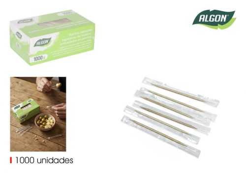 Palitos De Dente Redondos Embalados Algon — vista 1
