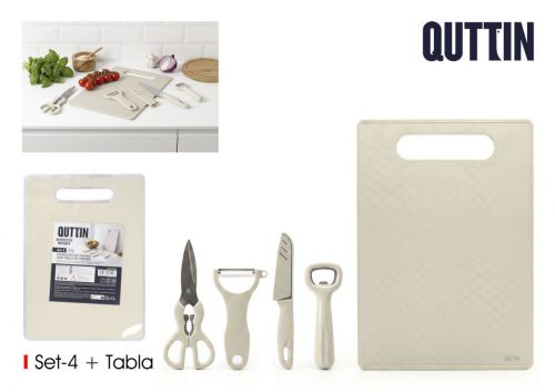 Set4 Utensilios De Cozinha Com Suporte Quttin — vista 1