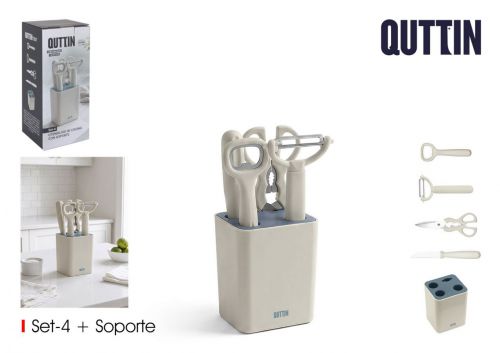 Set4 Utensilios De Cozinha Quttin