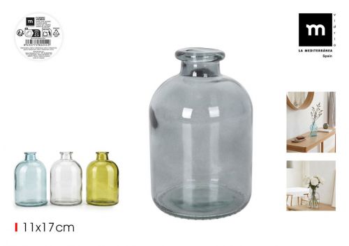 Vaso De Vidro La Mediterranea — referência BY01019980254