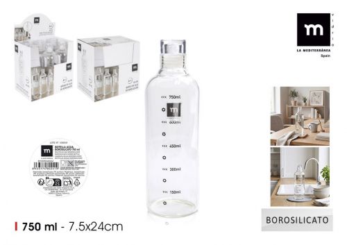 Garrafa De Vidro Borosilicato La Mediterranea — referência BY03030480241