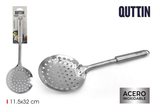 Escumadeira Inox 32cm Quttin