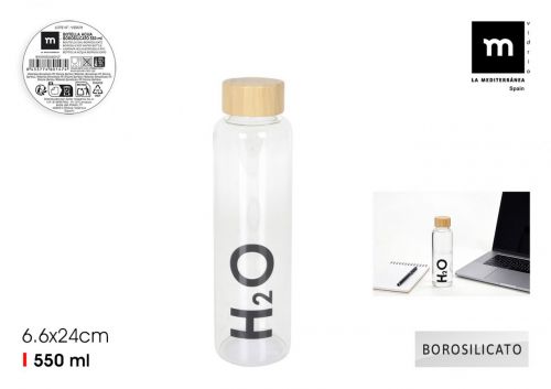 Garrafa De Vidro Borosilicato La Mediterranea — referência BY03030480147