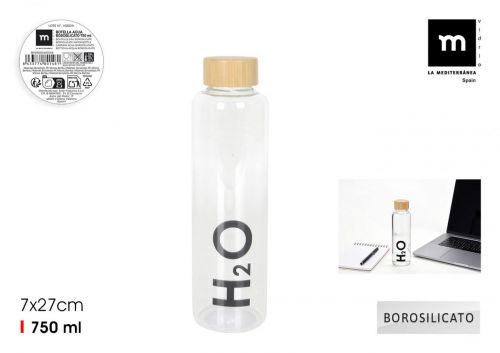 Garrafa De Vidro Borosilicato La Mediterranea — referência BY03030480148
