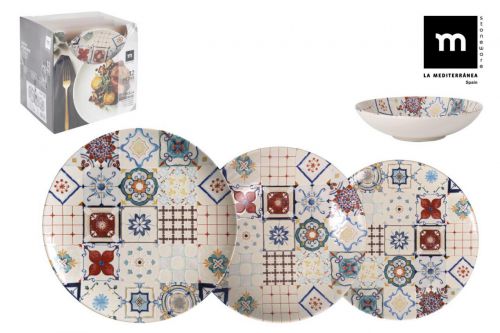 Serviso De Jantar 12pcs Lore Monaco — referência LOR26140