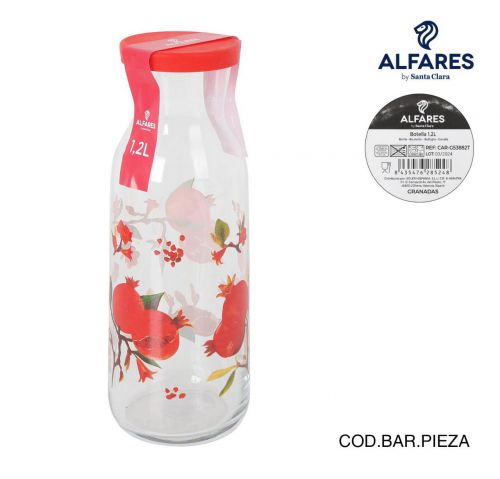 Fon886sb4989botella 1.2l Granadas Tapa Alfares — referência CAR-G53882T