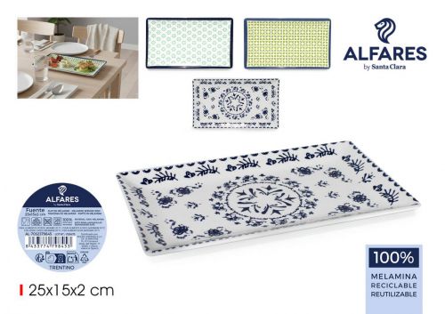 Vassoio In Melamina Alfares — referência AL-7032379845