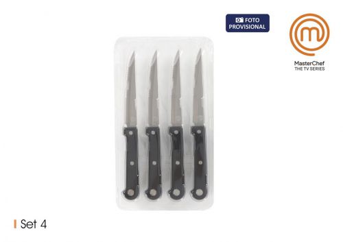 Set 4 Cuchillos Carne 11cm Sage — referência SOL259104165