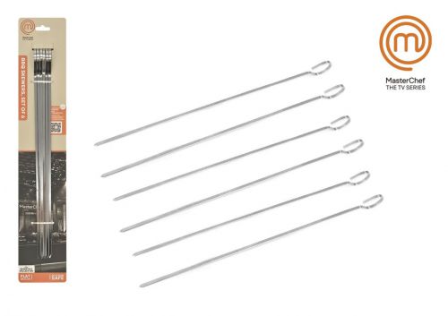 Set 6 Pinchos Metal 30cm Masterchef — referência SOL999103725