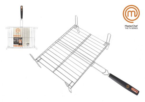 Parrilla Barbacoa Doble 40x30cm Masterchef — referência SOL999103727