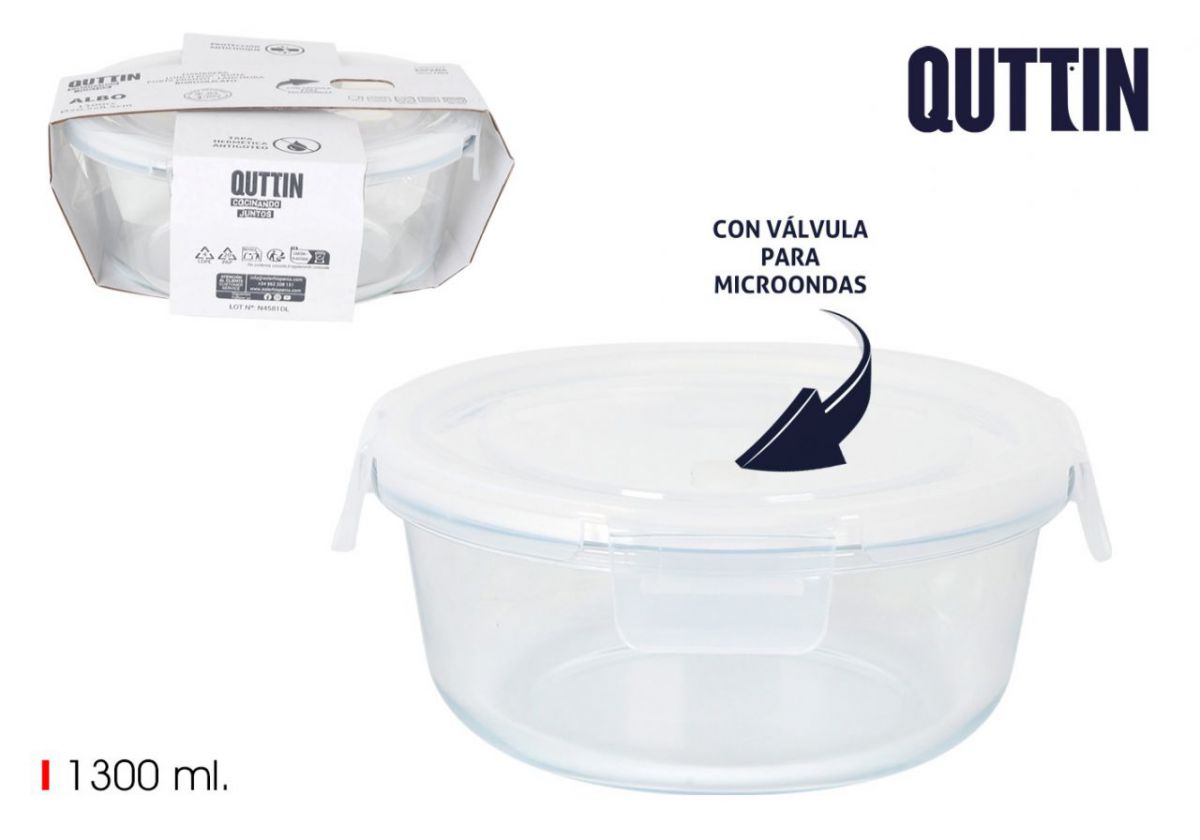 Fiambrera Red.hermetica 1.3l Alboqt — referência QT-K24943