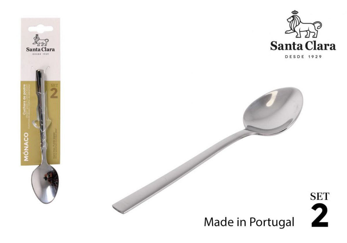 Set 2 Cucharas Te  Monaco Sta Clara — referência STA-M6121325