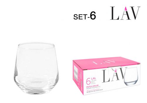 > Lal304f Definir 6 Copos Chupito 3 1/4 La