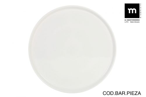 Prato Pizza 33cm Ivory Brilho — referência B26115