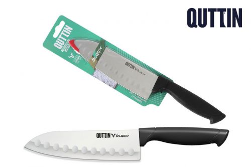 Santoku Faca 17cm Black — referência QT-706015V