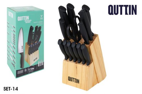 Set 14pc Calço+facas Black — vista 1