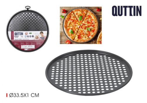 Molde Pizza 33.5x1cm0.4mm Dark Gre Quttin — referência BQ01042966748