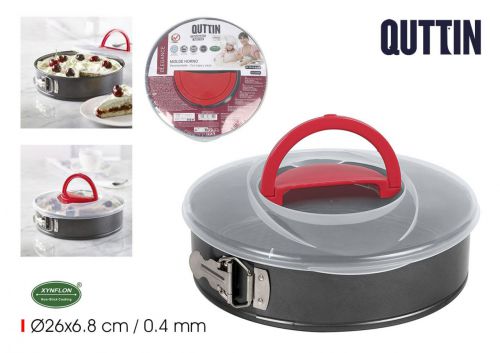 Molde Horno 26x6.8/0.4mm Tampa Brow Qutt — referência BQ01042366742